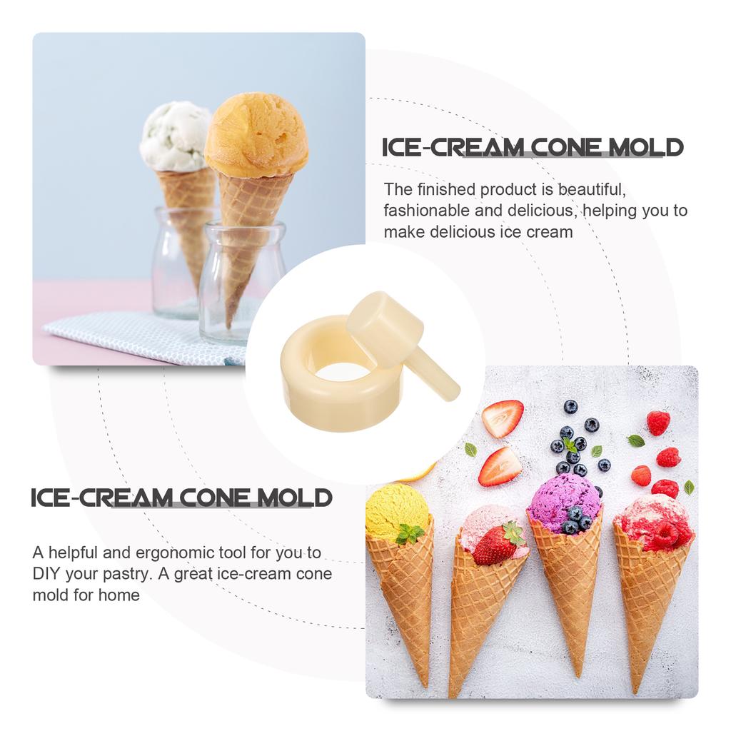 Supplies Ice Cream Cone Mold Child Crispy Waffle Kit Plastic Roller Dessert Shop