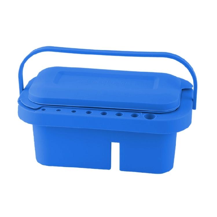 3 in 1 Artist Paint Brush Washer Cleaner, Paint Brush Washer Bucket, Paint Brush Washer Basin, Art Pen Wash Barrels Tub синий