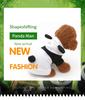 Cute Dog Cosplay Panda Winter Clothes Fleece Ear Hoody Pullover Warm Coat Costume For Small Pet Chihuahua Puppy Lovely Jacket