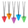 Baby Teether Pizza Ice Cream Shape Sensory Chew Necklace Silicone Teeth Glue For Teething Autism Biting Chewing Baby Care