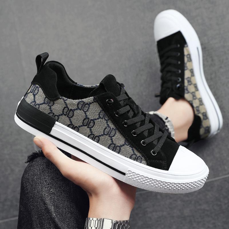 Fashion Retro Men's Canvas Shoes Lightweight Trendy Casual Shoes Men Flat Sneakers Comfort Designer Loafers Man Vulcanized Shoes