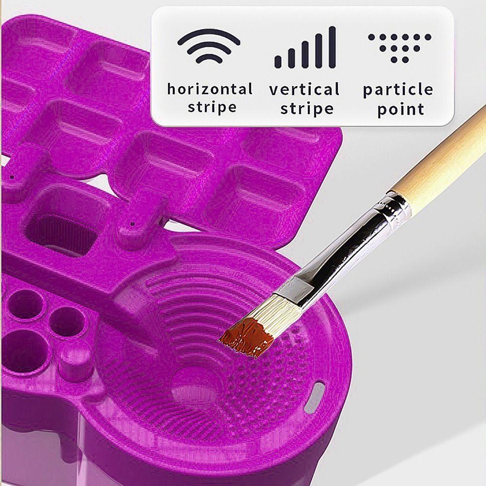 Large Capacity Paint Brush Cleaner Detachable Paintbrush Rinser Painting Cleaning Supplies  Kids