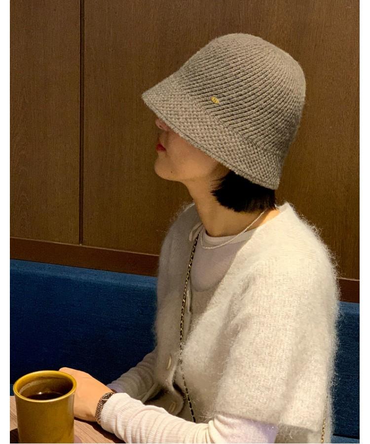 Hejiseuyeoseongaegseseoli [26Ss] [Hazzys Acc] Brown Woven Wool Blend Bucket Hat Hihe6E703W2