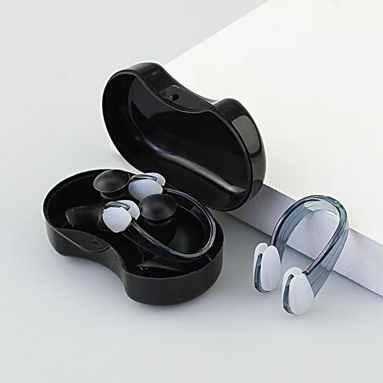 Silikon Schwimm-Ohrstöpsel & Nasenklammern Set - Unisex Lärmreduzierende Schallisolierte Ohrstöpsel für das Training