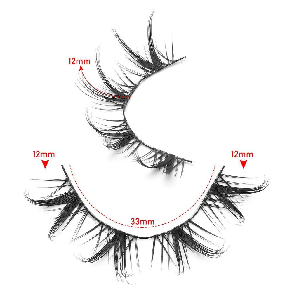 Dramatic Manga Anime Lashes Japanese Cosplay Doll Strip Lashes for Women Girls