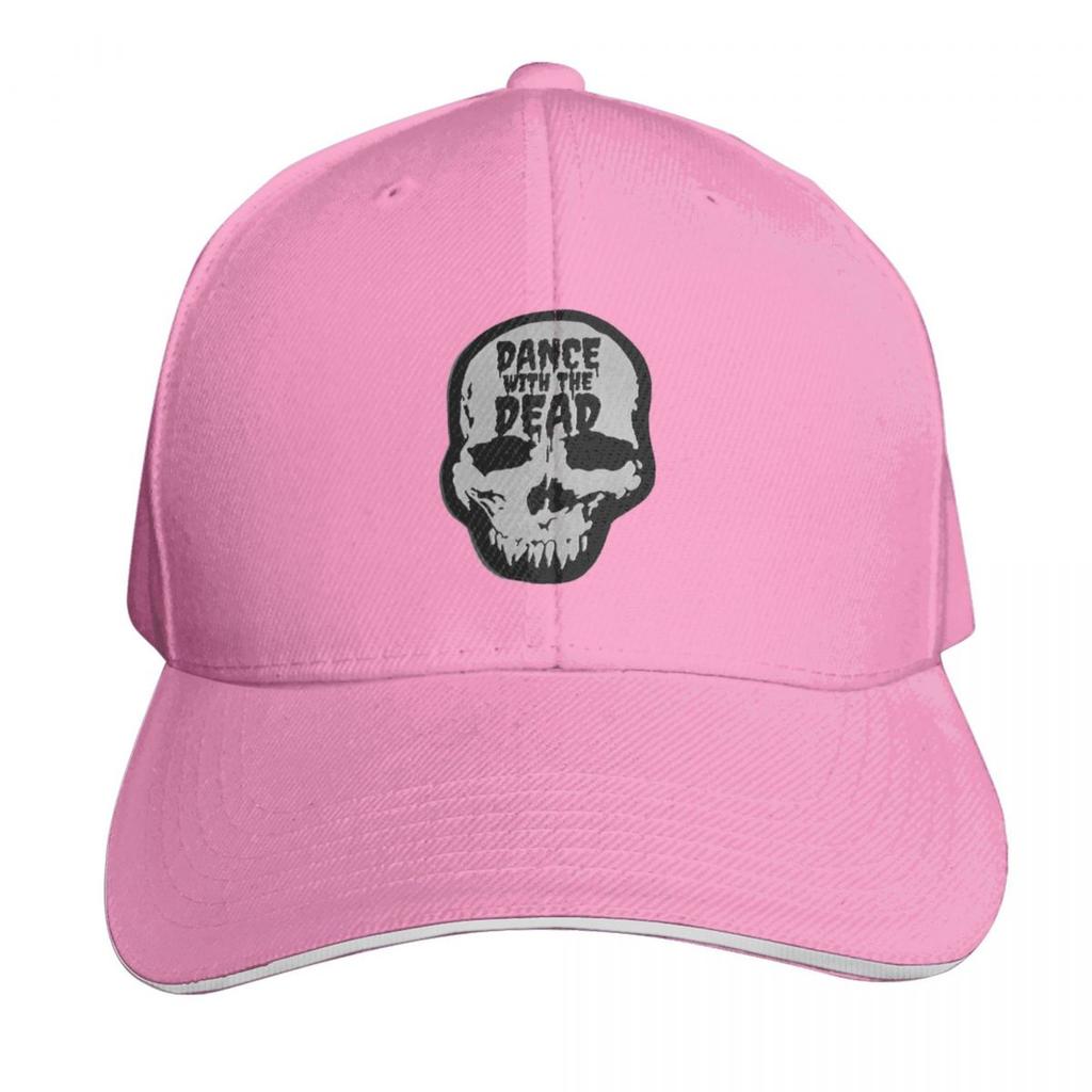 Dance With The Dead Skull Teeth Baseball Cap Quick Dry Performance Cotton Twill Breathable Contrast Two Tone Brim