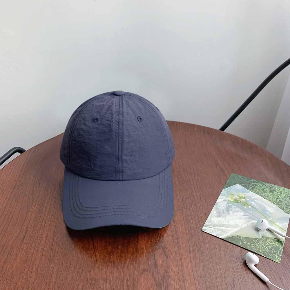 Anime Quick-Drying Baseball Cap Korean Style Peaked Cap Fashion Solid Color Sun Hat  Girl