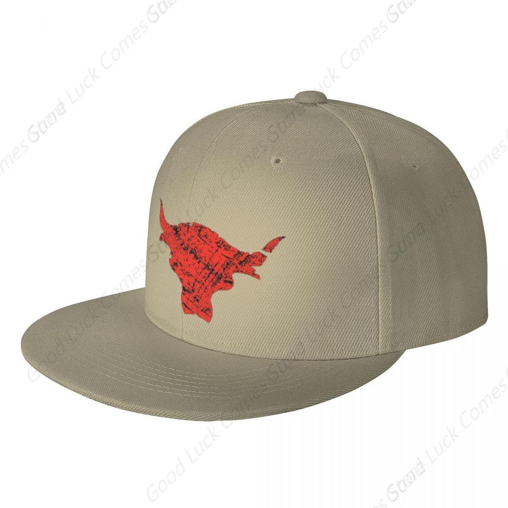 Red Brahma Bull Printed Cap For Unisex Snapback Hat Women's Baseball Caps Adjustable