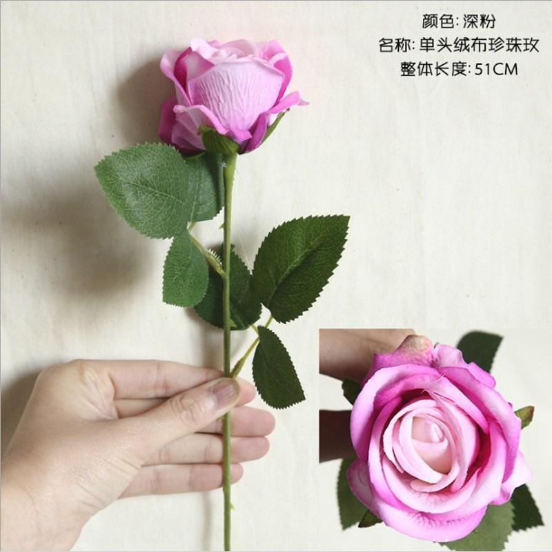 Artificial Flowers Silk Roses Festival Home Vase Decor Wedding Bridal Bouquet Outdoor Garden Bonsai Arch Holiday Party Diy Gifts