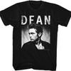 James Dean Actor Black & White Profile Image Dean Adult Short Sleeve T Shirts Vintage Style Graphic Tees