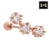 [1+1] 14K Gold-Filled Pin Bling Star Piercing (Single Side Sold)
