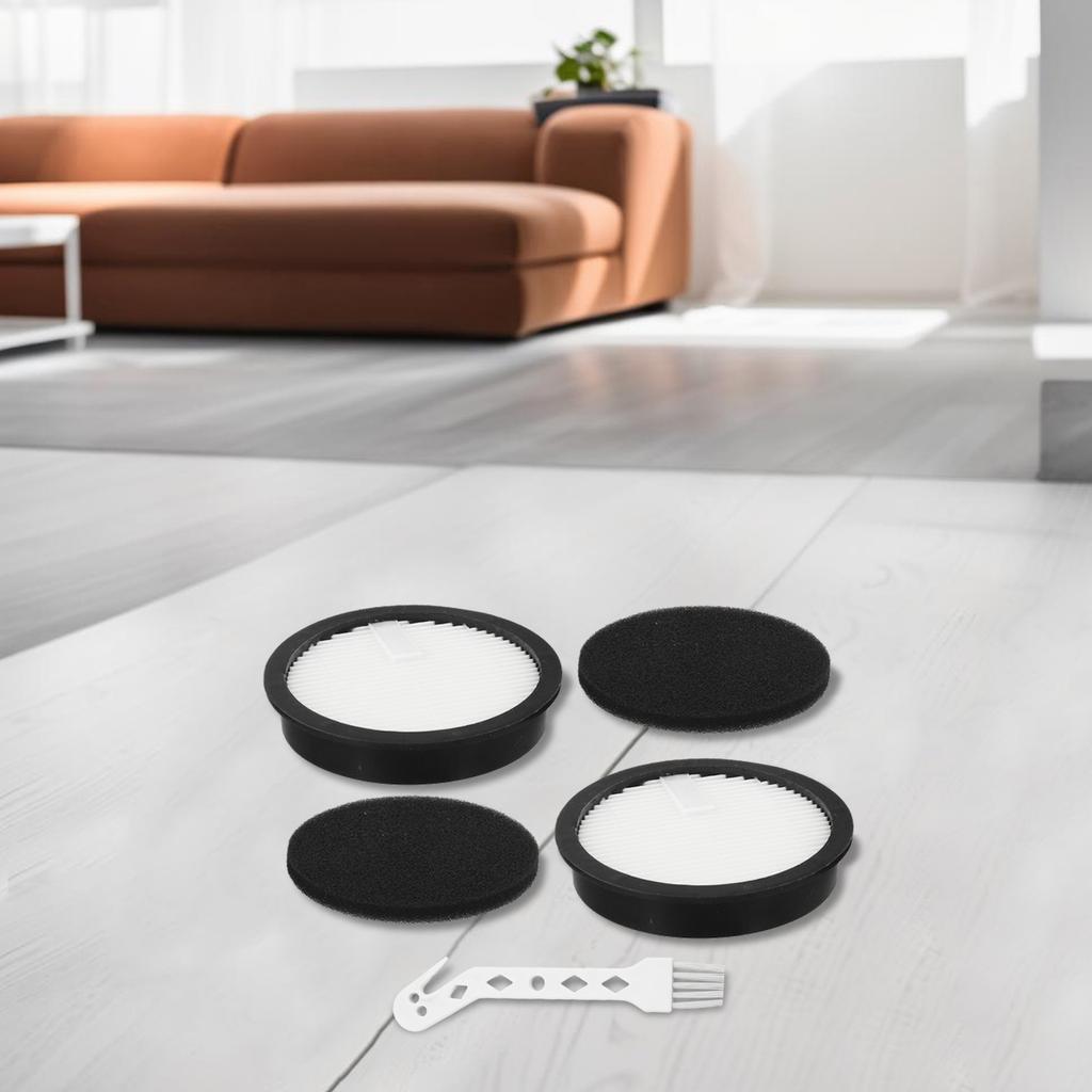 Hepa Filter And Foam Sponge Compatible With AFNOP Acevac11 Cordless Vacuum, 2 Pack Includes 2 Hepa Filters + 2 Sponges