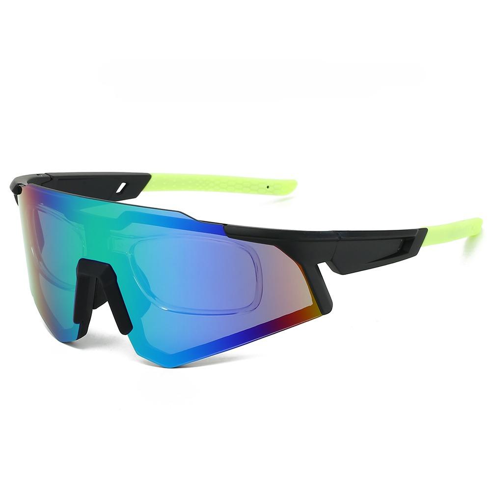 Rimless Sports Goggle Men Fashion Mirror Protective Sunglasses for Cycling Women  New Trendy Anti-UV Outdoor Shades