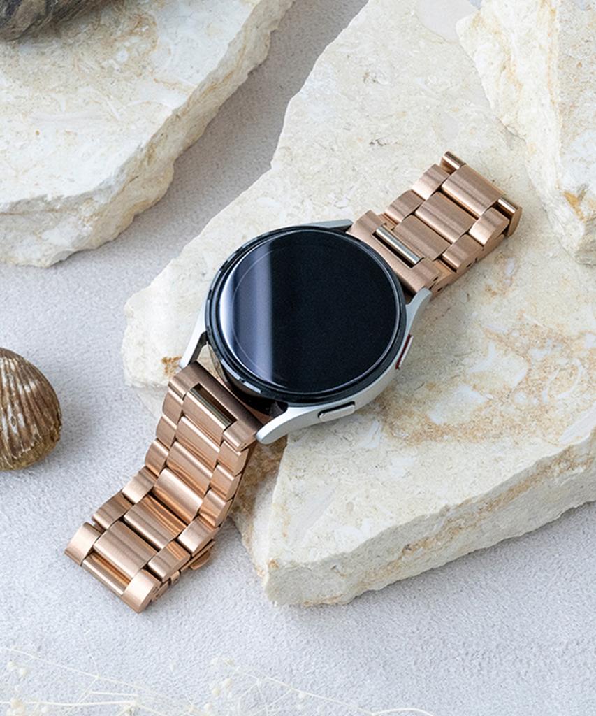 Nuateu [4Color] Galaxy Watch Premium Metal Band Strap 20/22Mm