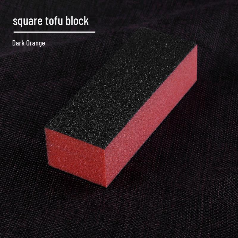 

Блок для шлифовки ногтей Тофу: Черный, Белый, Розовый – 3-сторонний полировщик поверхности