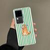 For Samsung Galaxy S25 S24 S23 S22 Ultra Plus S21 S23 S24 FE Laser Phone Case Colorful Marine Organism Striped Base Color Covers
