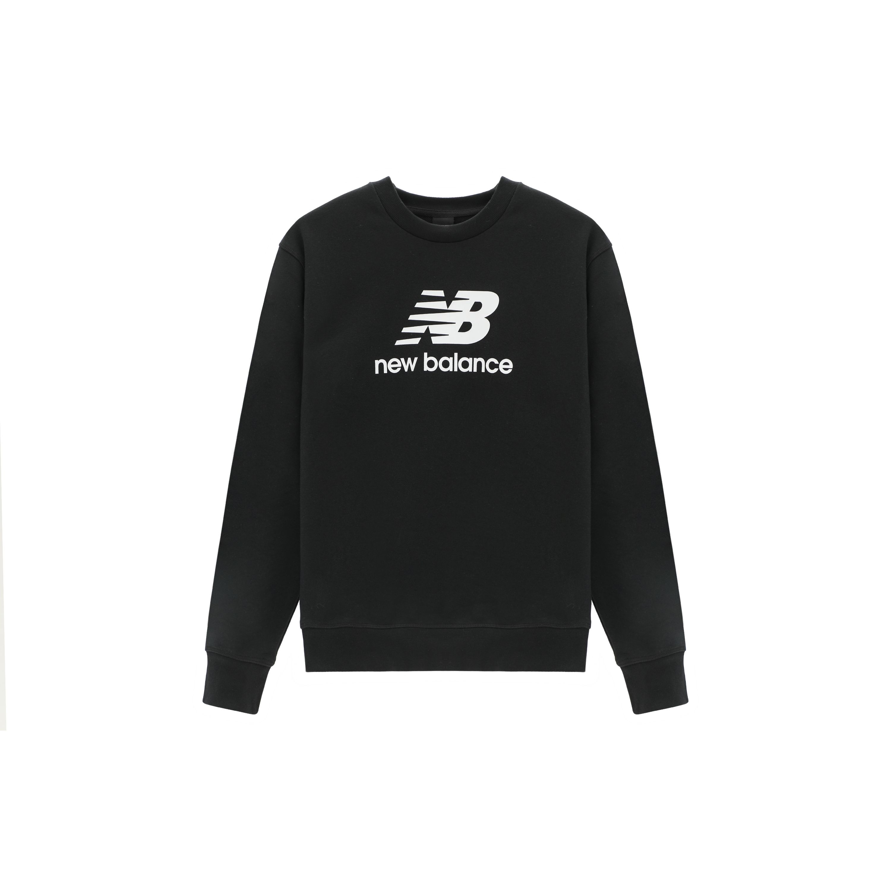 

Толстовка с круглым вырезом New Balance с логотипом, топы унисекс, черный AMT31538-BK