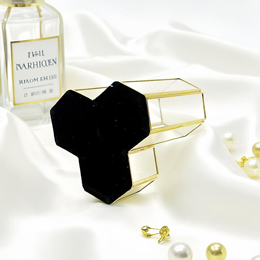 Nordic Style Makeup Brush Holder, Dressing Table Organizer, and Stationery Pen Holder Glass Storage.