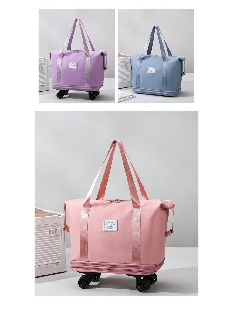 Bardzo duża torba podróżna na kółkach uniwersalnych - Idealna na podróże służbowe i krótkie wyjazdy