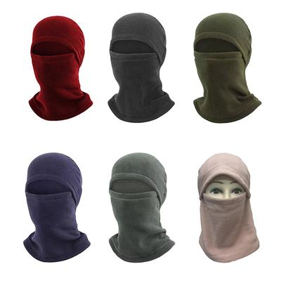 Jesenná zimná teplá pokrývka hlavy Jedna maska na krk Športová čiapka Teplá vetruodolná lyžiarska čiapka Shaker Fleece