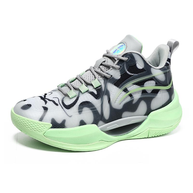 006 Men's Women's Basketball Shoes Night Light Fashion Sports Low Top Mesh Anti Slip Training