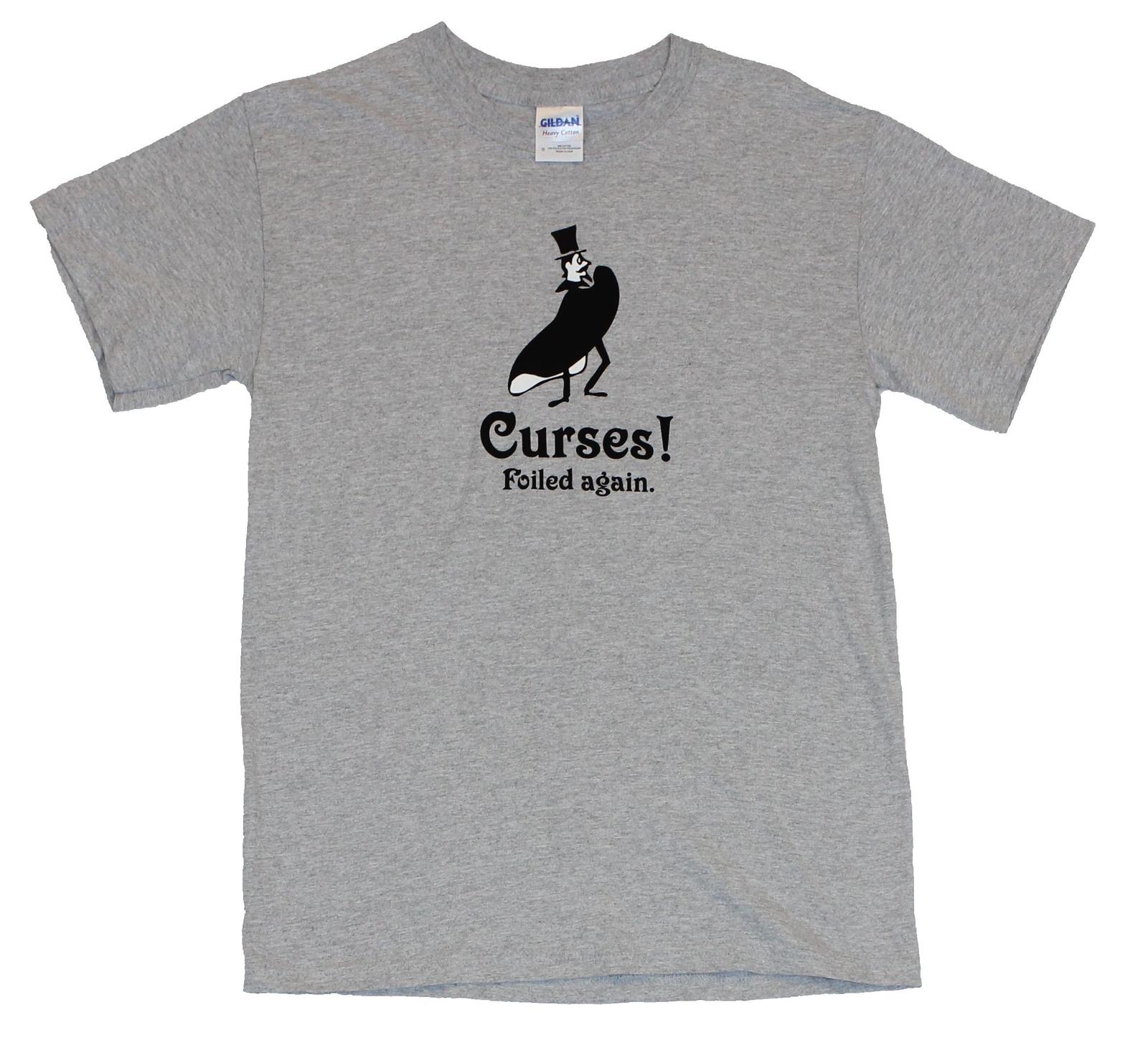 Classic Bad Guy Mens T-Shirt - Curses Foiled Again XL