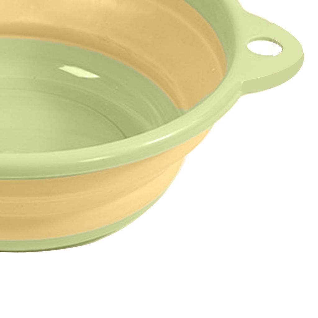 Folding Basin Multifunctional Children"s Washbasin Household Portable Vegetable Washing Basin L