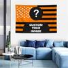 1pc Personalized Photo Customized American Flag Tapestry, Room Decoration Banner Tapestry Customized for Family, Pets, Idols
