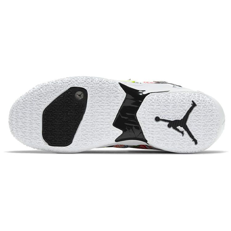 Air Jordan Why Not Zer0.4 Graffiti Scarpe da Ginnastica da Uomo Bianco Polvere di Fotoni Volt DD4887-007