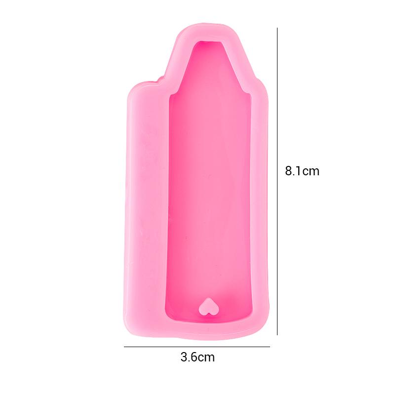 Heart Shape Keychain Casting Silicone Molds Dog Paw Print Resin Molds for Key Chain Pendant Making Epoxy Resin Craft Jewelry DIY