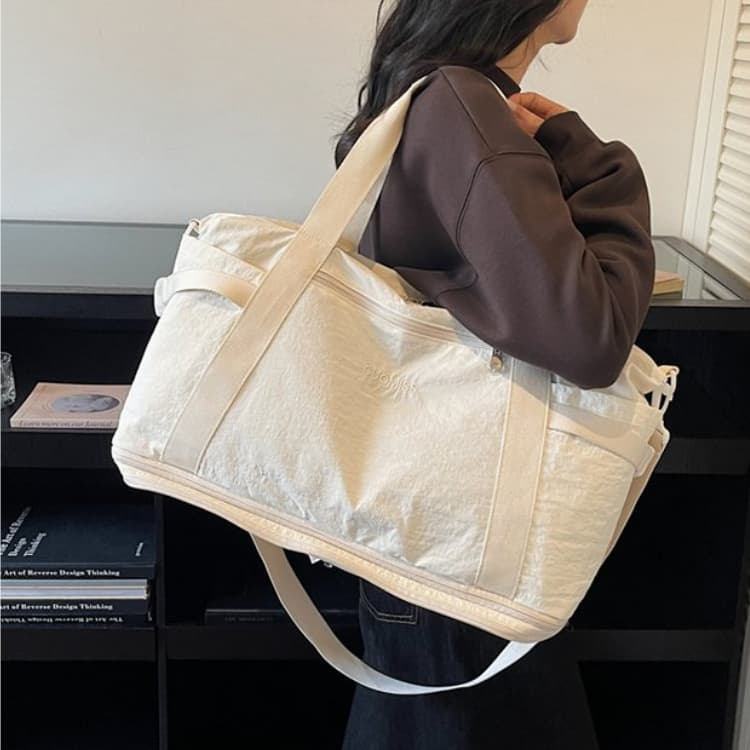 Раскладная дорожная сумка большой вместимости для женщин белый