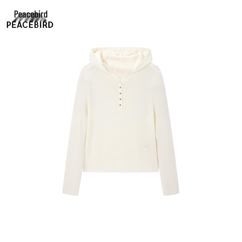 

Peacebird A1EEF1108 Hooded Pullover Sweater M