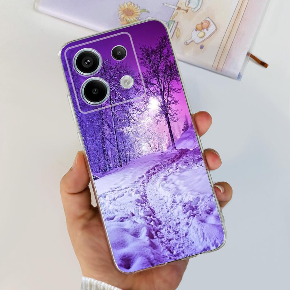 For Xiaomi Poco X6 Pro 5G Case Cute Cat Butterfly Painted Cover Soft Silicone Phone Case For Xiaomi Poco X6 Pro PocoX6 5G Fundas