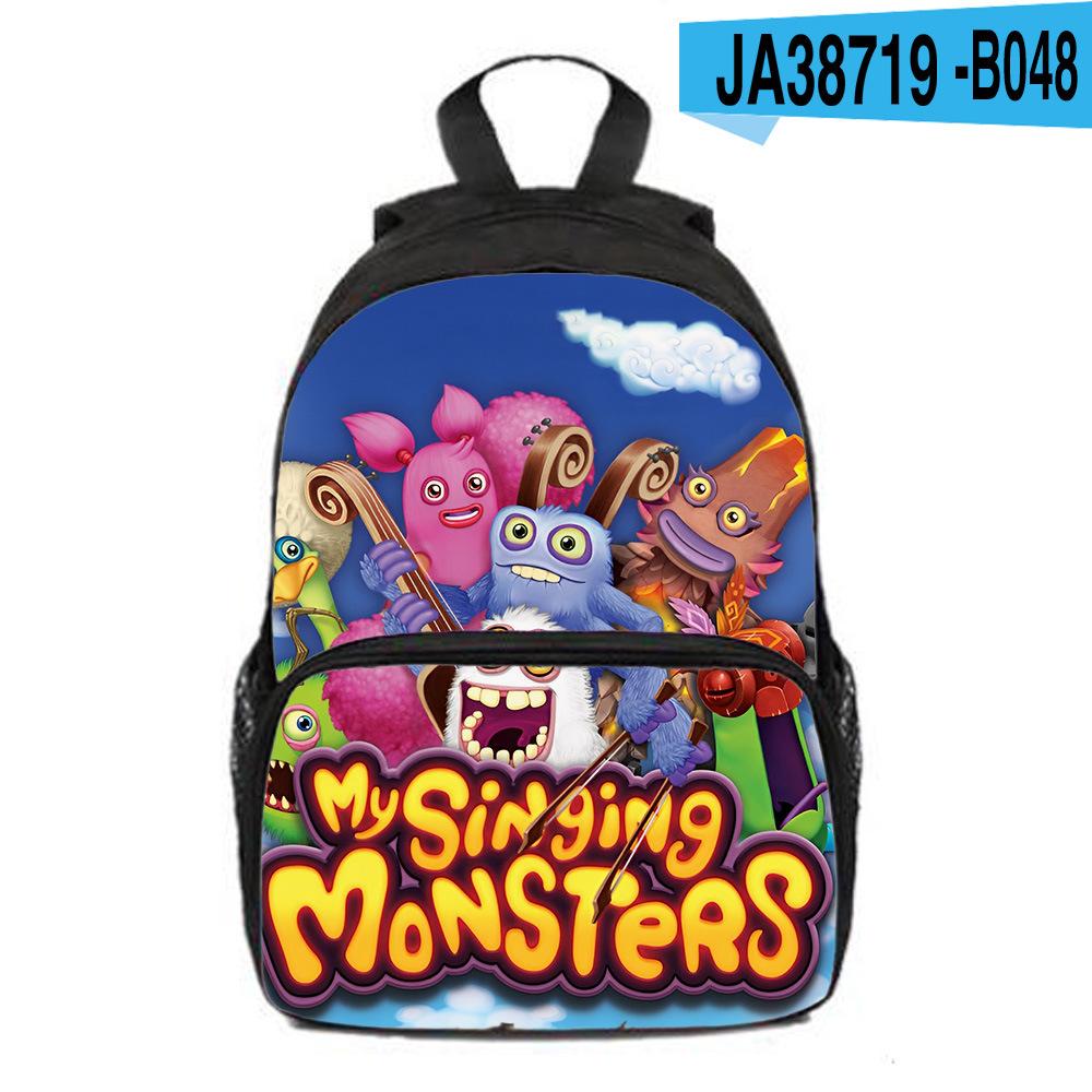 New My Singing Monsters Monster Concert Backpack, Backpack, Primary School Kindergarten Backpack