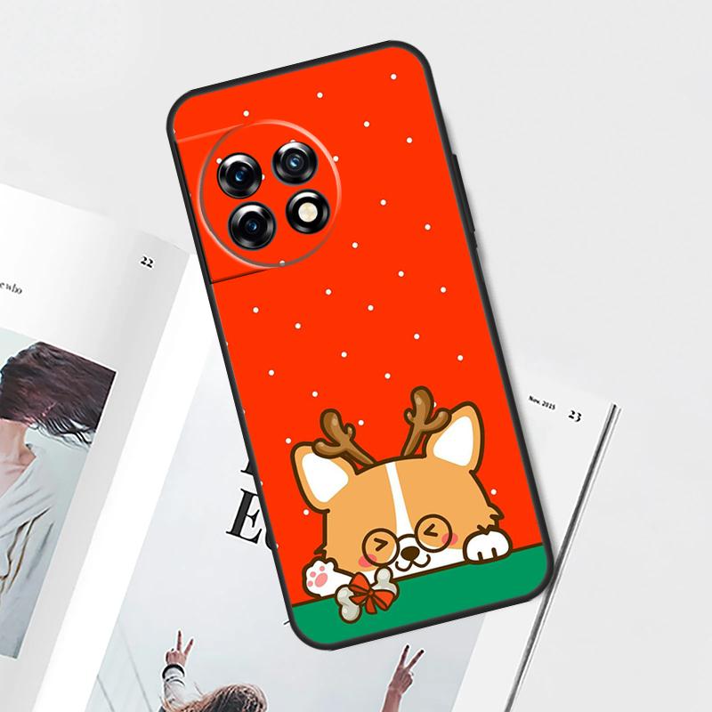 

Cute Cartoon Corgi Case For OnePlus Nord CE 5 3 4 Lite N20 N30 OnePlus 15 13 12 11 10 Pro 12R 13R 10T 13T Cover OnePlus Nord CE2Lite