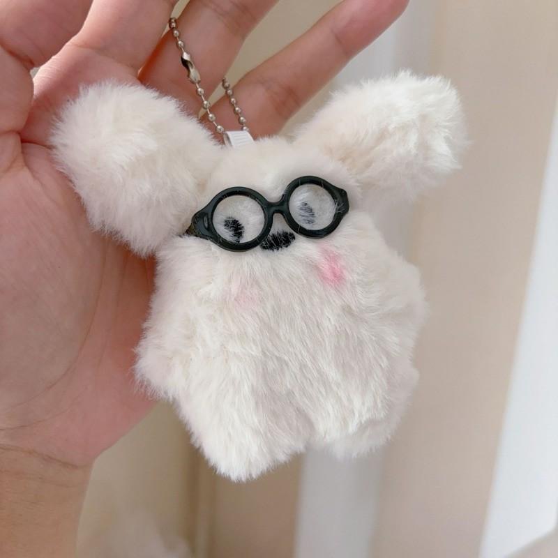 Cute Cartoon Puppy Plush Keychain Cartoon Bag Ornaments Gifts