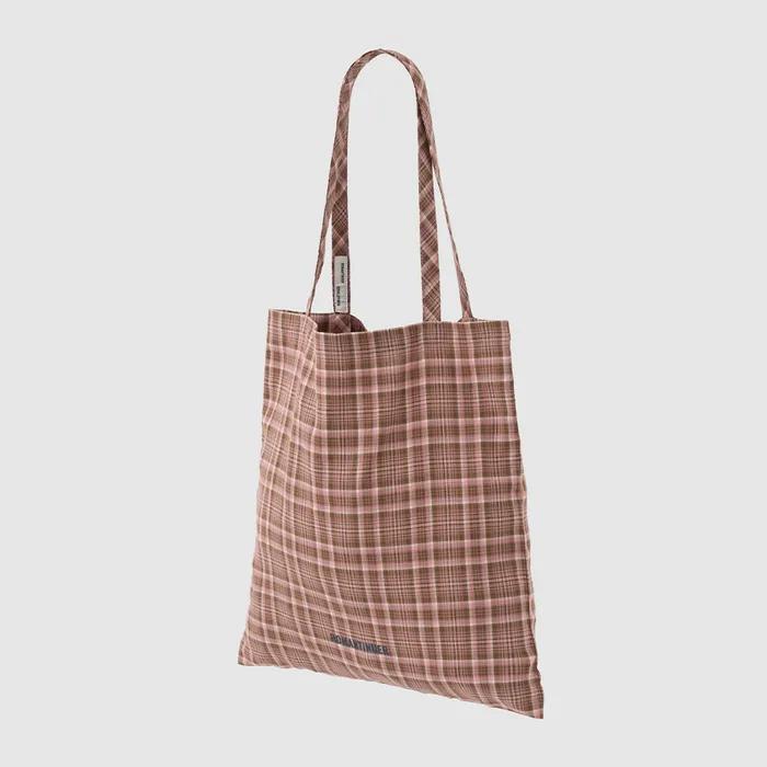 Check Easy Eco Bag (Pink)