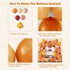 151 Pieces Fall Balloon Wreath Arch Set for Thanksgiving Decoration Balloons Thanksgiving Party Fall Patio Harvest Festival