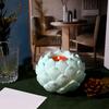 Creative Lotus Bud Candle Holder Mold Artistic Flower Bud Candleholder Silicone Mold for Wedding Decors and Ornaments