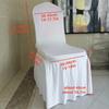jiaorui 1/10Pcs Sun Skirt Sundress Stretch White Chair Cover For Wedding Party Banquet  Chair Decoration
