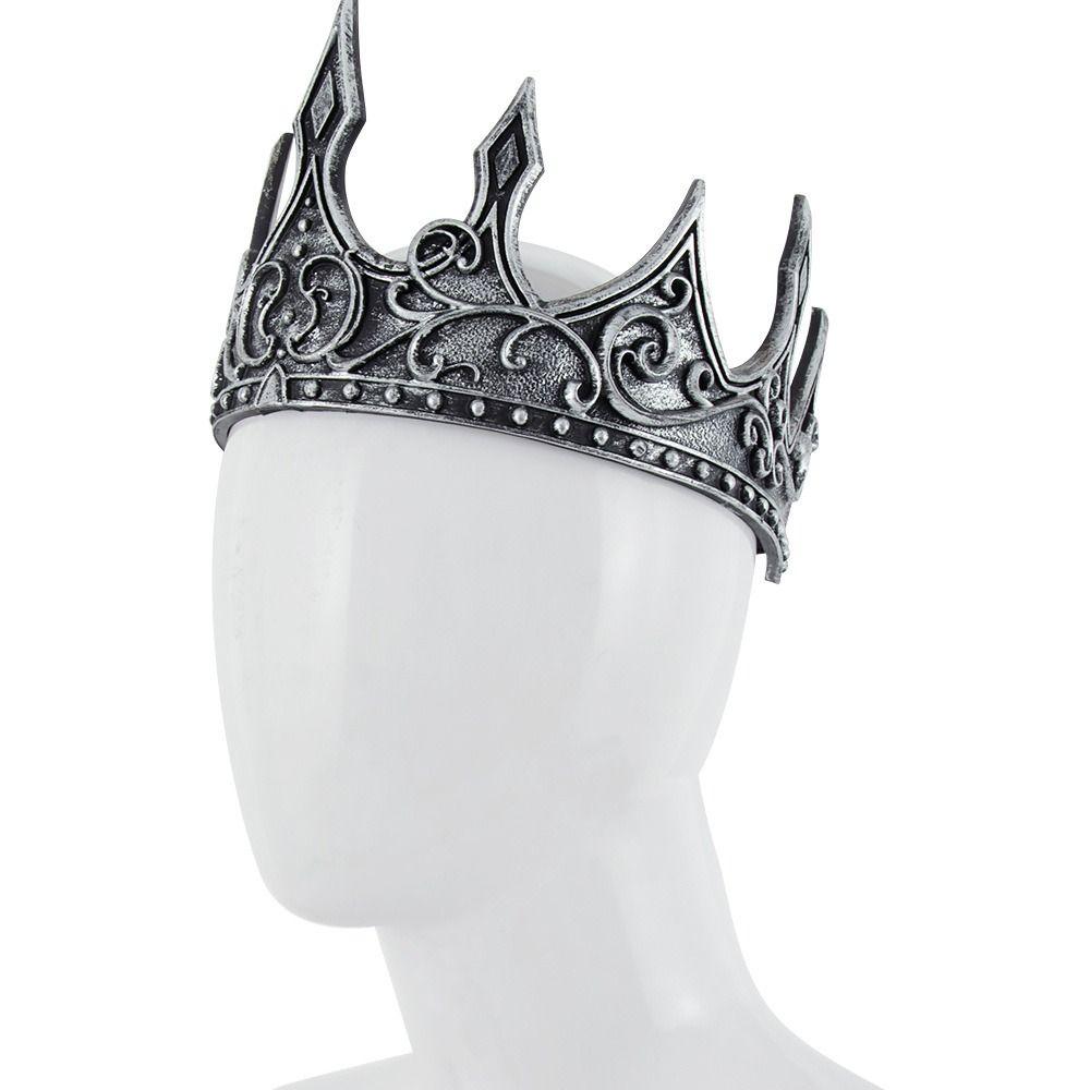 Exquisite Metal Prince Tiara Medieval Style Halloween Costume Accessories King Crown  Hair Jewelry