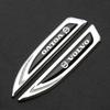2 Pezzi Metallici Laterali per Auto Adesivi con Logo Metallo per Auto sono Adatti per Carrozzeria Posteriore di Volvo C40XC60XC90S6S90.