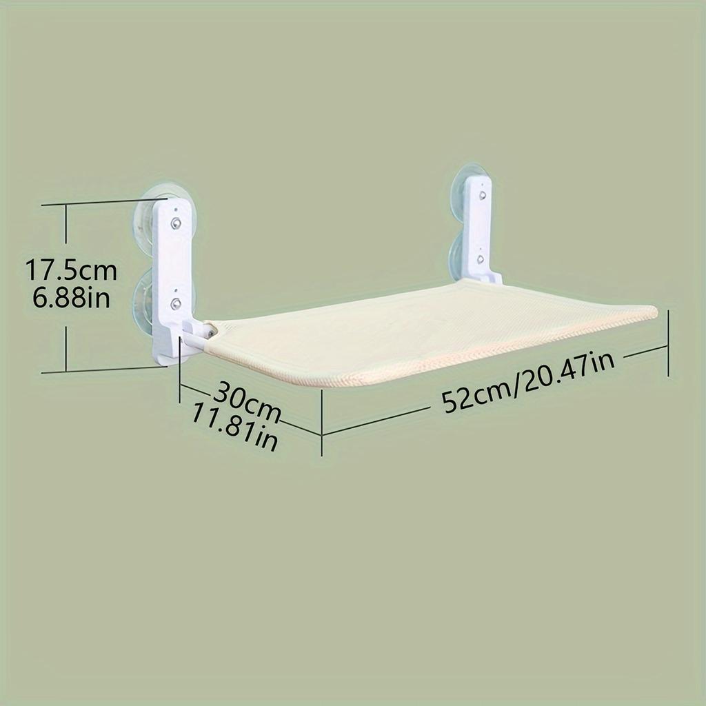 Cat hanging nest super suction cup swing sun can be removed and washed mattress windowsill glass hanging bed pet supplies