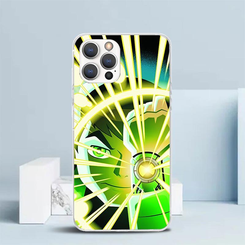 Cartoon Ben 10 Handyhülle Für IPhone 16 17 Air 16E 15 14 Plus 13 Mini 12 11 Pro Max 7 8 + SE 2020 Weiche TPU Rückseite 16 17 Air