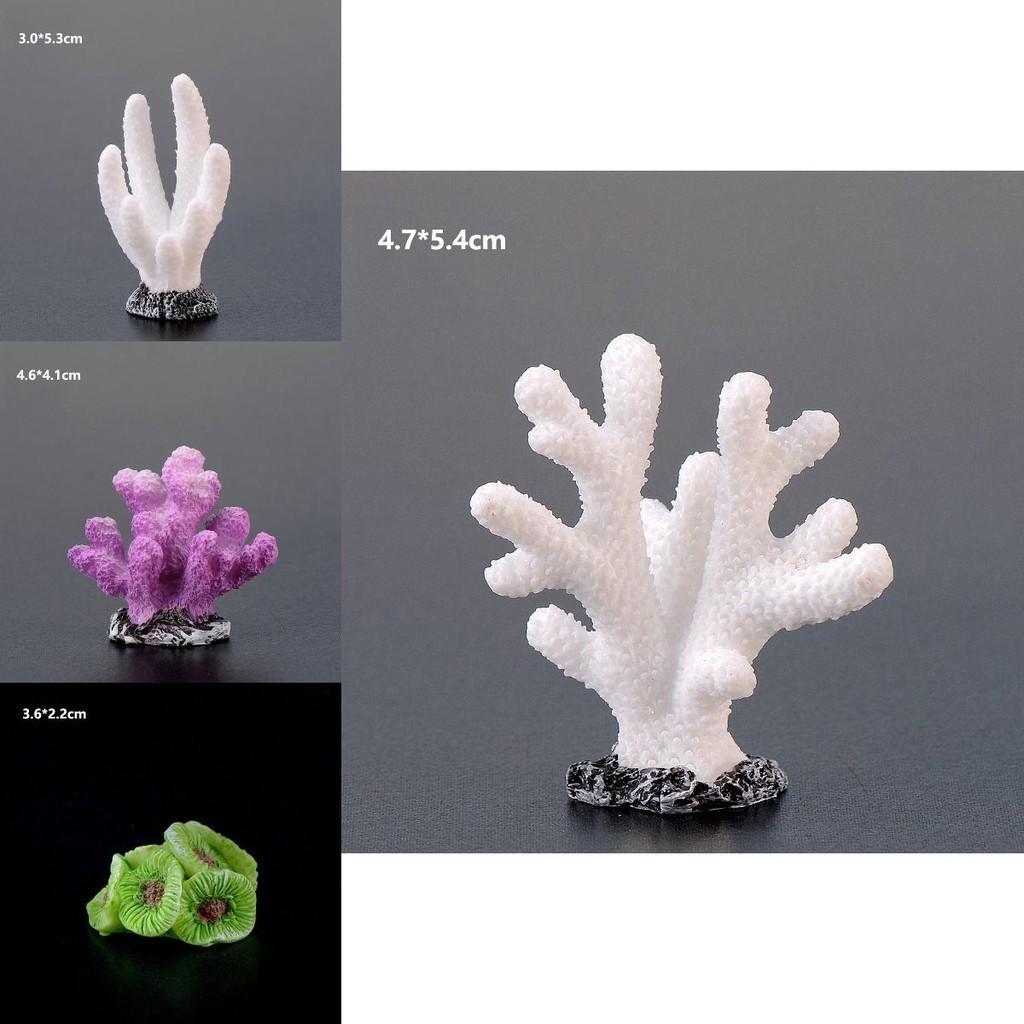 Kolorowa ozdoba z żywicy w kształcie koralowca do akwariów i zbiorników na ryby