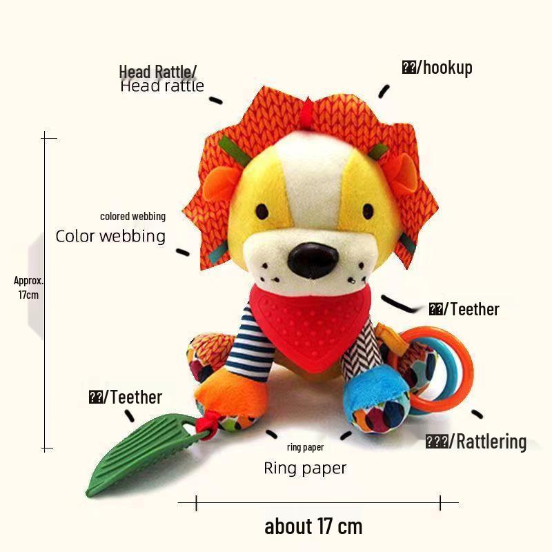 Washable Plush Cartoon Animal Dolls - Seven Styles for Children