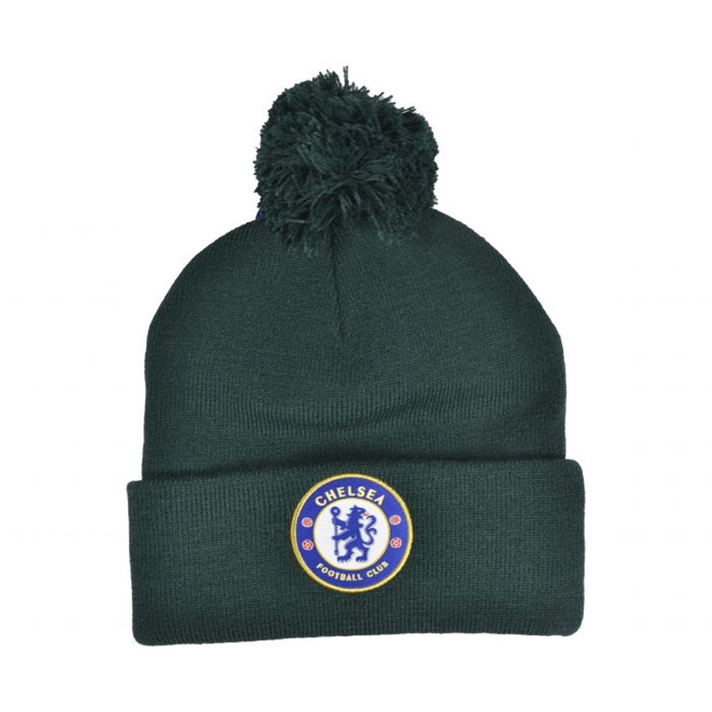 Chelsea FC Crest Knitted Bobble Hat