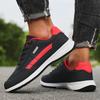 Men's Casual Sneakers Outdoor Breathable Light Bottom Running Shoes Mens Pu Leather Sports Shoe Non-Slip Footwear Tennis for Men