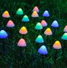 Solar Mushroom Fairy String Lights 20/30/50 LED Mini Mushroom Solar Lights Outdoor Waterproof Solar Mushroom Pathway Lights
