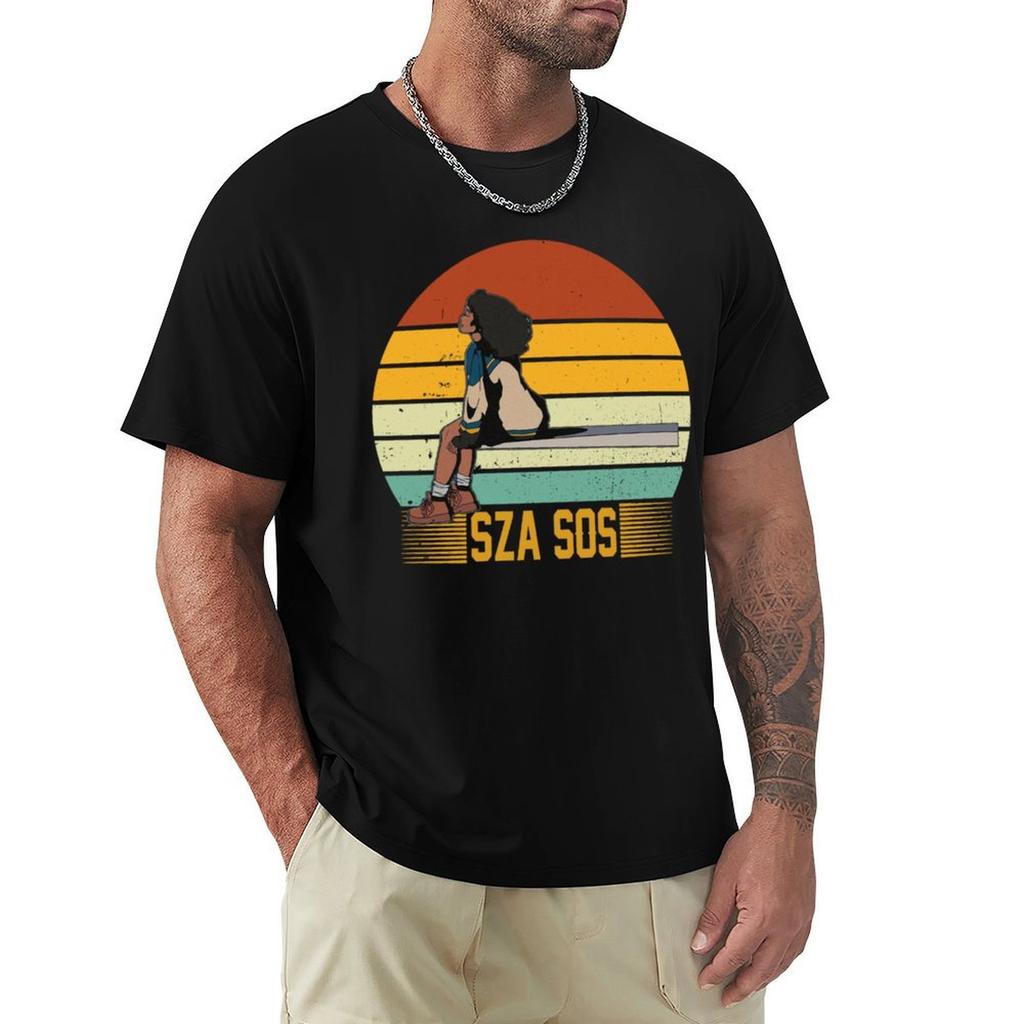 Sza Sos a Sza Sos a Sza Sos TShirt Big Size Short Sleeve Casual Top
